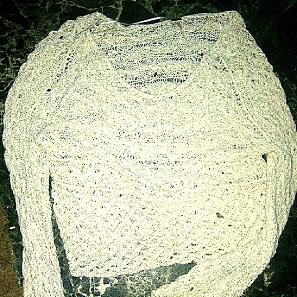 Free People open work slouchy sweater - Picture 1 of 5